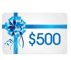 five hundred dollar gift card