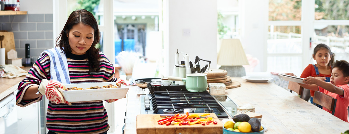 Photo of woman being smart about paying her bills