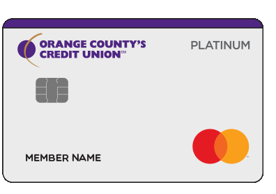 Image of Orange County's Credit Union Platinum Credit Card