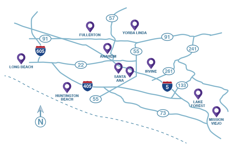 Map of Credit Union Branches