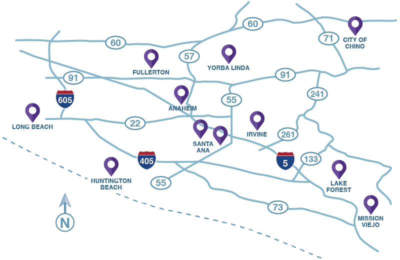 Map of Credit Union Branches