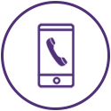 icon of a phone to request a call