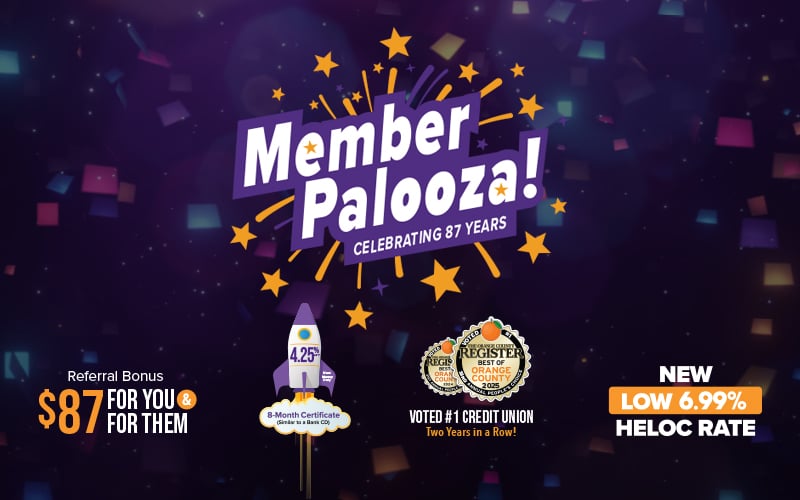 Member Palooza homepage banner for mobile