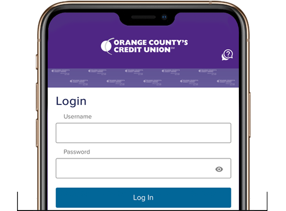 Digital banking app screen