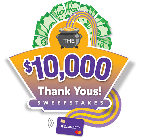 $10,000 sweepstakes promo badge