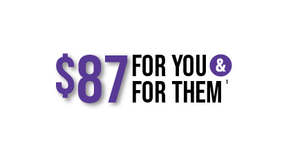 $87 refer a friend promo graphic
