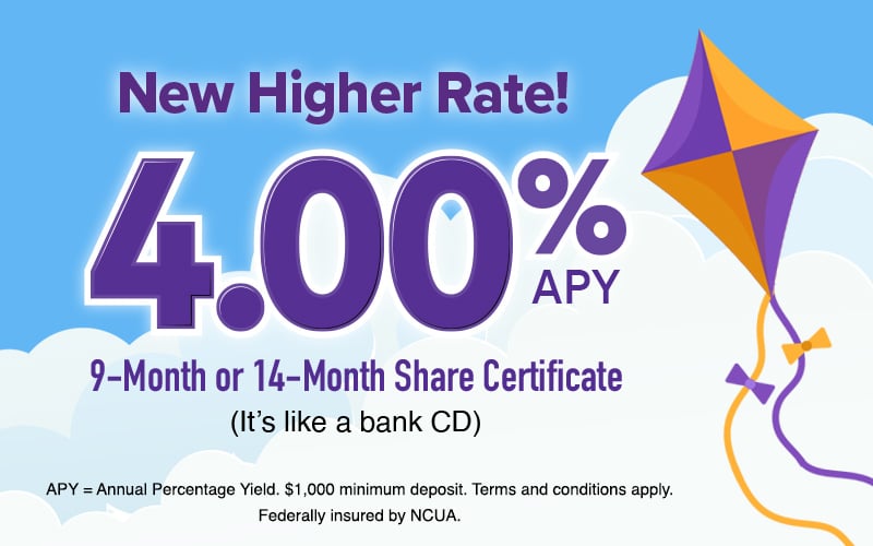 4.0% CD Rate Homepage Mobile Banner