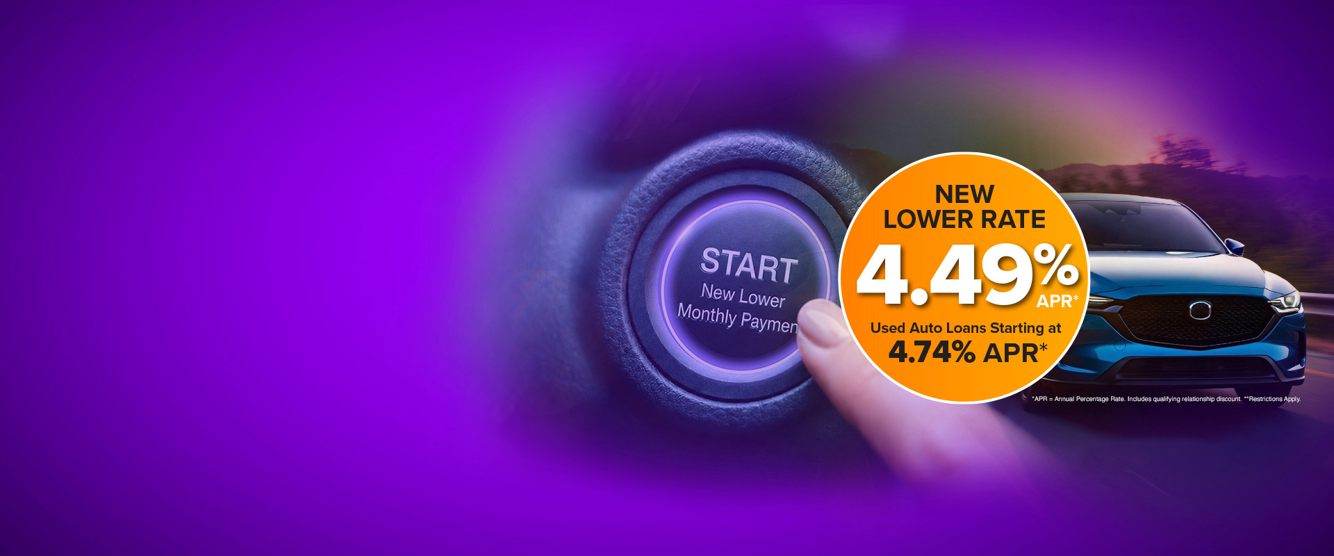Lower auto rate hero banner