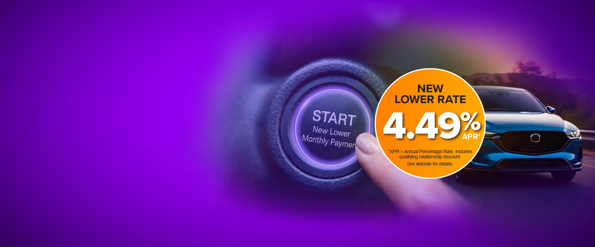 Lower auto rate hero banner