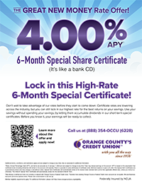6 Month Certificate offer