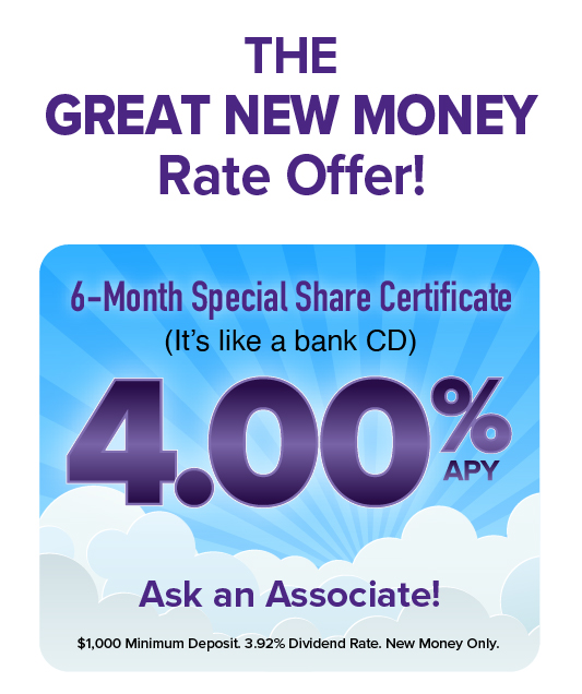 Colorful balloons celebrating a special certificate rate