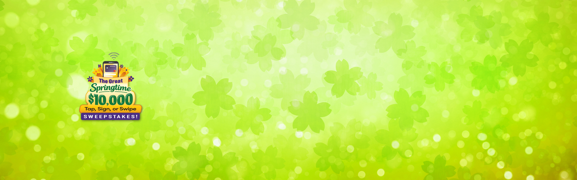 Spring sweeps banner