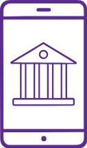 Mobile banking icon